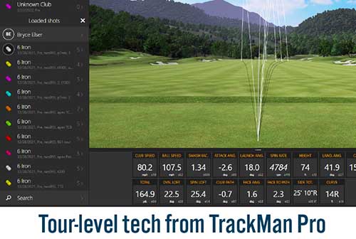 Tour level tech from TrackManPro